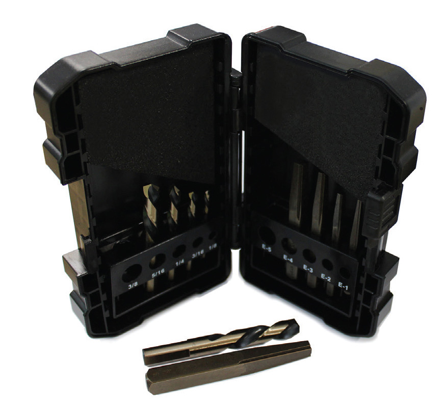 Kwik Cut!" Square Extractor/Left Hand Drill Set